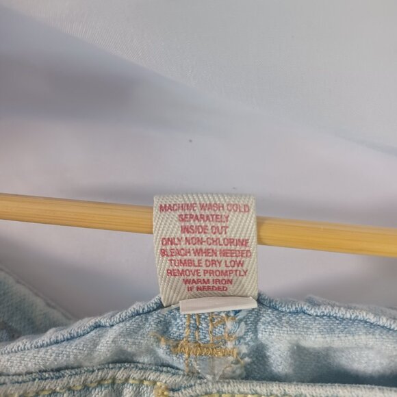 Girls Mossimo Supply Co. Light Wash Jean Shorts - Picture 5 of 6